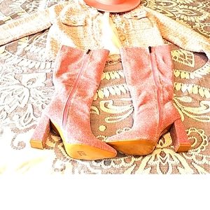 long Pink boots